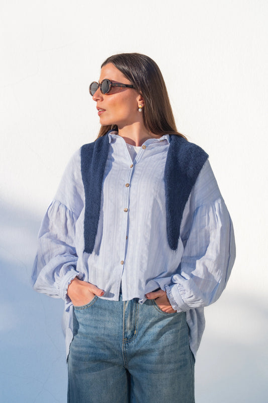 CAMISA AZUL CLARO CAMILA