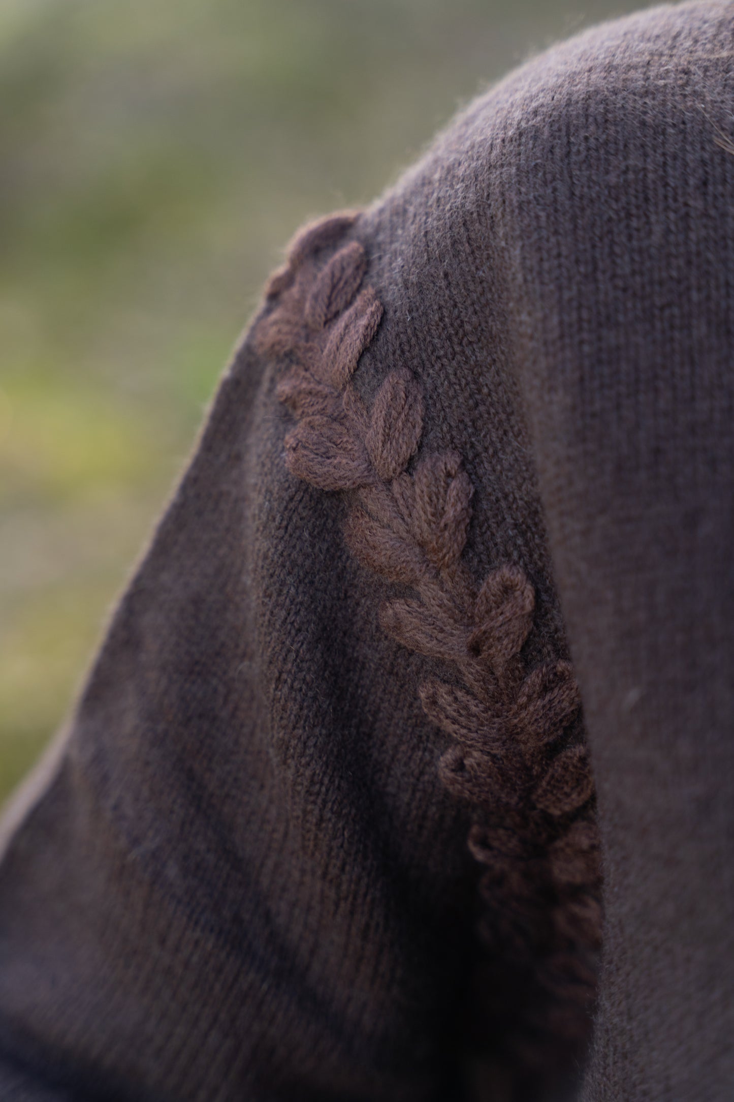 CAMISOLA LÃ TERRA CASTANHO