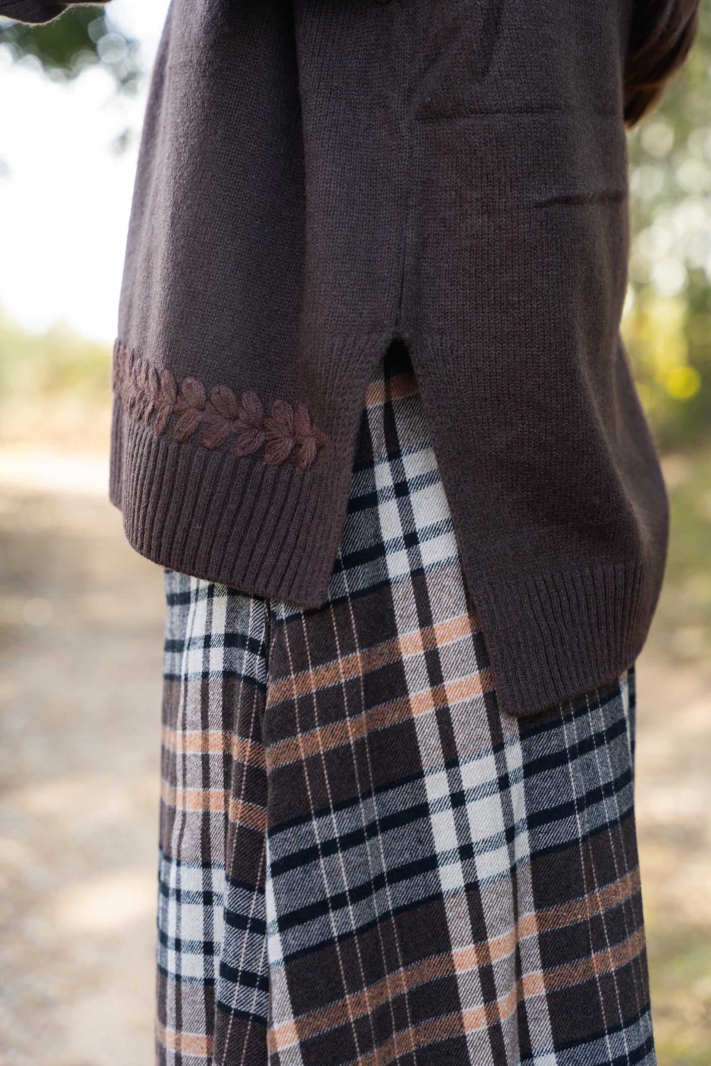 CAMISOLA LÃ TERRA CASTANHO